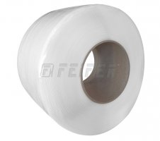 Páska PP 15 x 0,65 mm, 200/190 - 2000 m, 2200 N, bílá Páska PP 15 x 0,65 mm, 200/190 - 2000 m, 2200 N, bílá