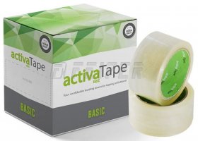 Páska lepící ActivaTape 48 mm x 66 m, basic, 43 my, transparent Páska lepící ActivaTape 48 mm x 66 m, basic, 43 my, transparent